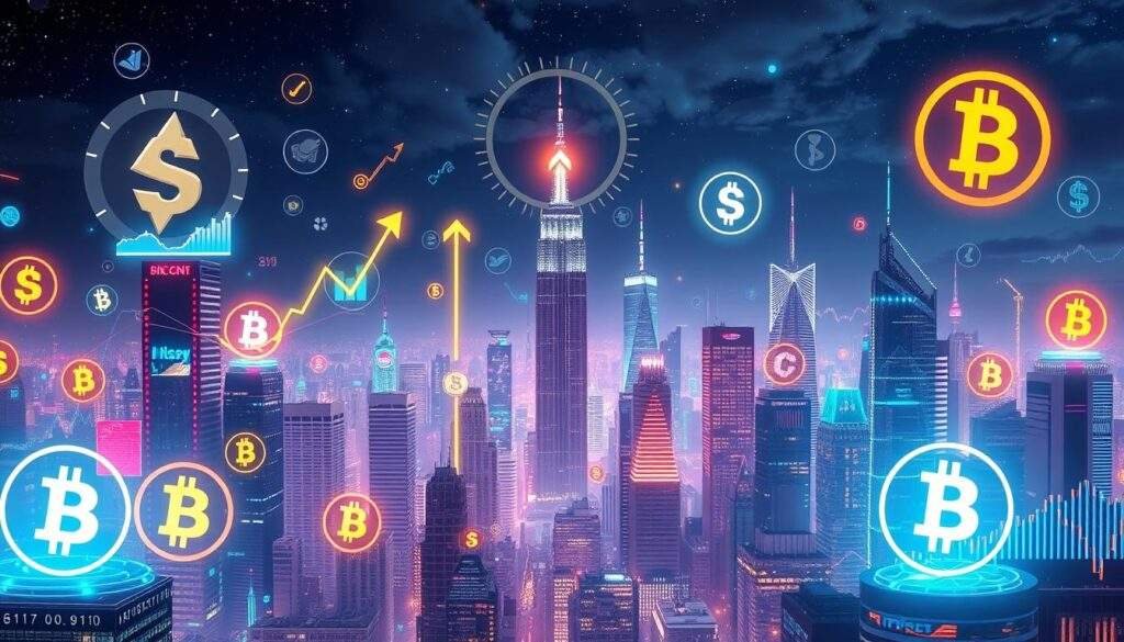 comparação de criptomoedas